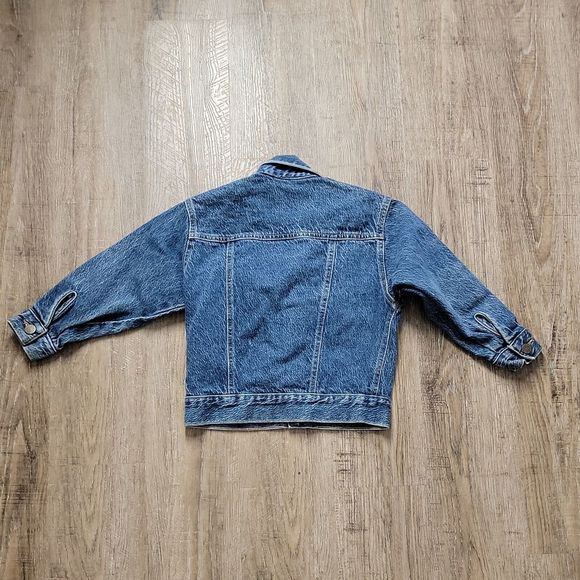 Palmetto's Kids Vintage Denim Jean Jacket ~ Sz M ~ Button Down ~ Stonewashed - Picture 5 of 5